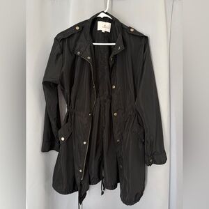 Rosio Black Lightweight Anorak Jacket